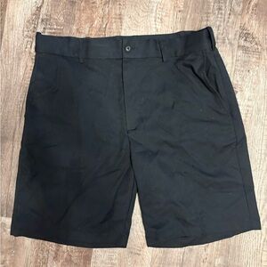 PGA Tour Men's Black Flat Front Shorts Size: 36”